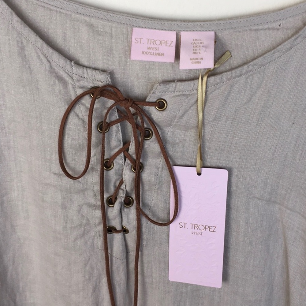NWT Linen Tunic - Picture 2 of 4
